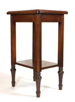 Traditional Wood End Table With Bottom Shelf -OGT Sale Store q288111 04
