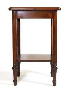 Traditional Wood End Table With Bottom Shelf -OGT Sale Store q288111 05
