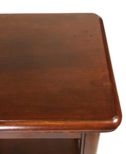 Traditional Wood End Table With Bottom Shelf -OGT Sale Store q288111 06