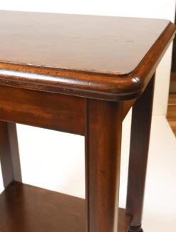 Traditional Wood End Table With Bottom Shelf -OGT Sale Store q288111 12
