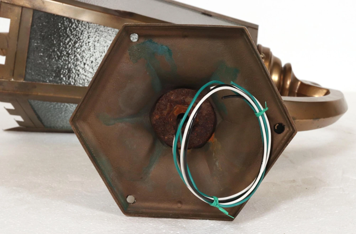 Pair Of Restored Antique 25 In. Exterior Wall Sconces 13 Pair Of Restored Antique 25 In. Exterior Wall Sconces - Image 11