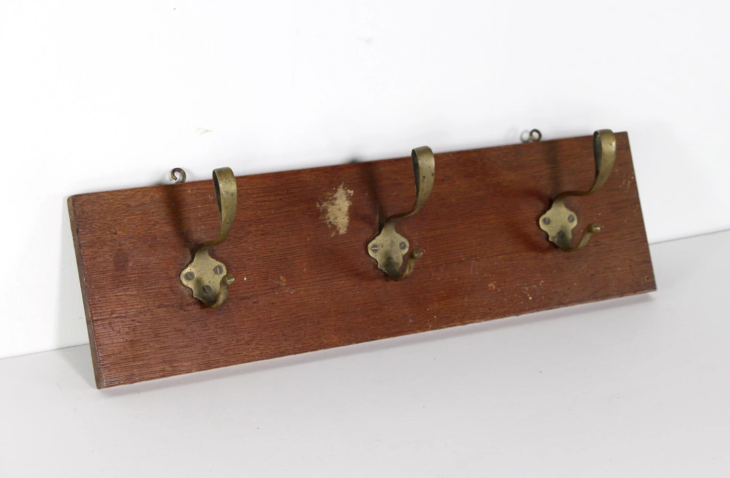 European Antique Jugenschtil Brass Hook Wall Rack 4 European Antique Jugenschtil Brass Hook Wall Rack - Image 2