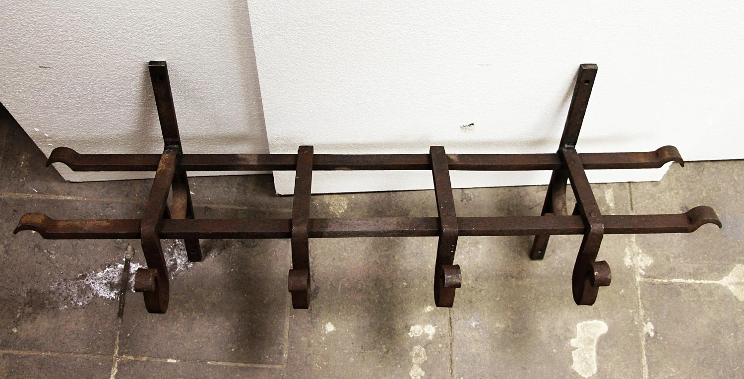 Wrought Iron Hook And Shelving Unit 5 Wrought Iron Hook And Shelving Unit - Image 3