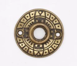 Antique 1.875 In. Bronze 4 Fold Aesthetic Door Rosette