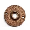 Antique 2 In. Bronze 2 Fold Aesthetic Door Rosette