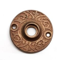 Antique 2 In. Bronze 2 Fold Aesthetic Door Rosette