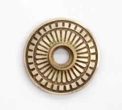 Antique 2 In. Bronze Radial Door Rosette