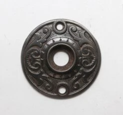 Antique Swirl Cast Iron 2.125 In. Door Rosette