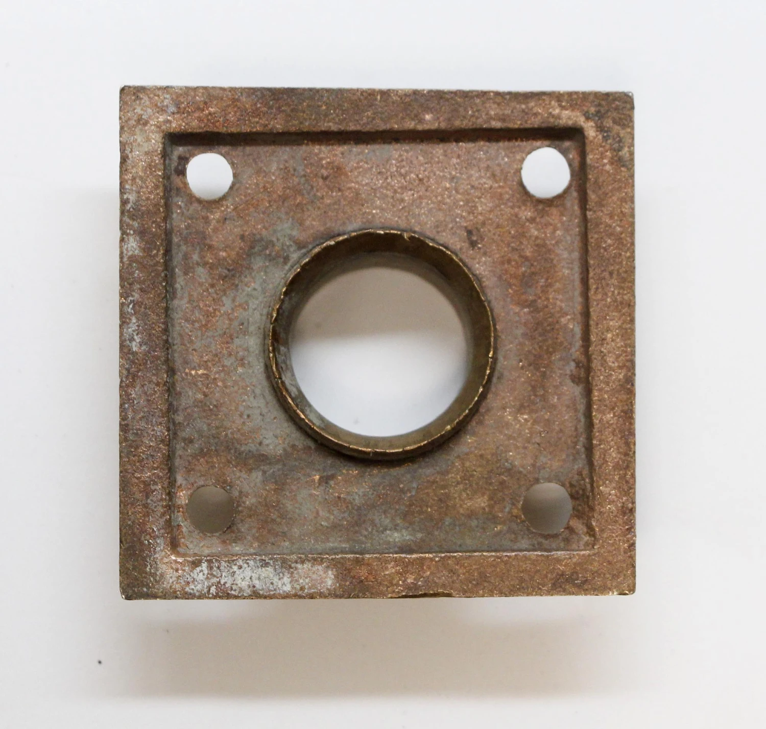 Vintage 2 In. Bronze Square Rosette 5 Vintage 2 In. Bronze Square Rosette - Image 3