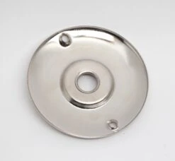 Large 3 In. Chrome Plated Repro Rosette -OGT Sale Store rosettes for sale p262219