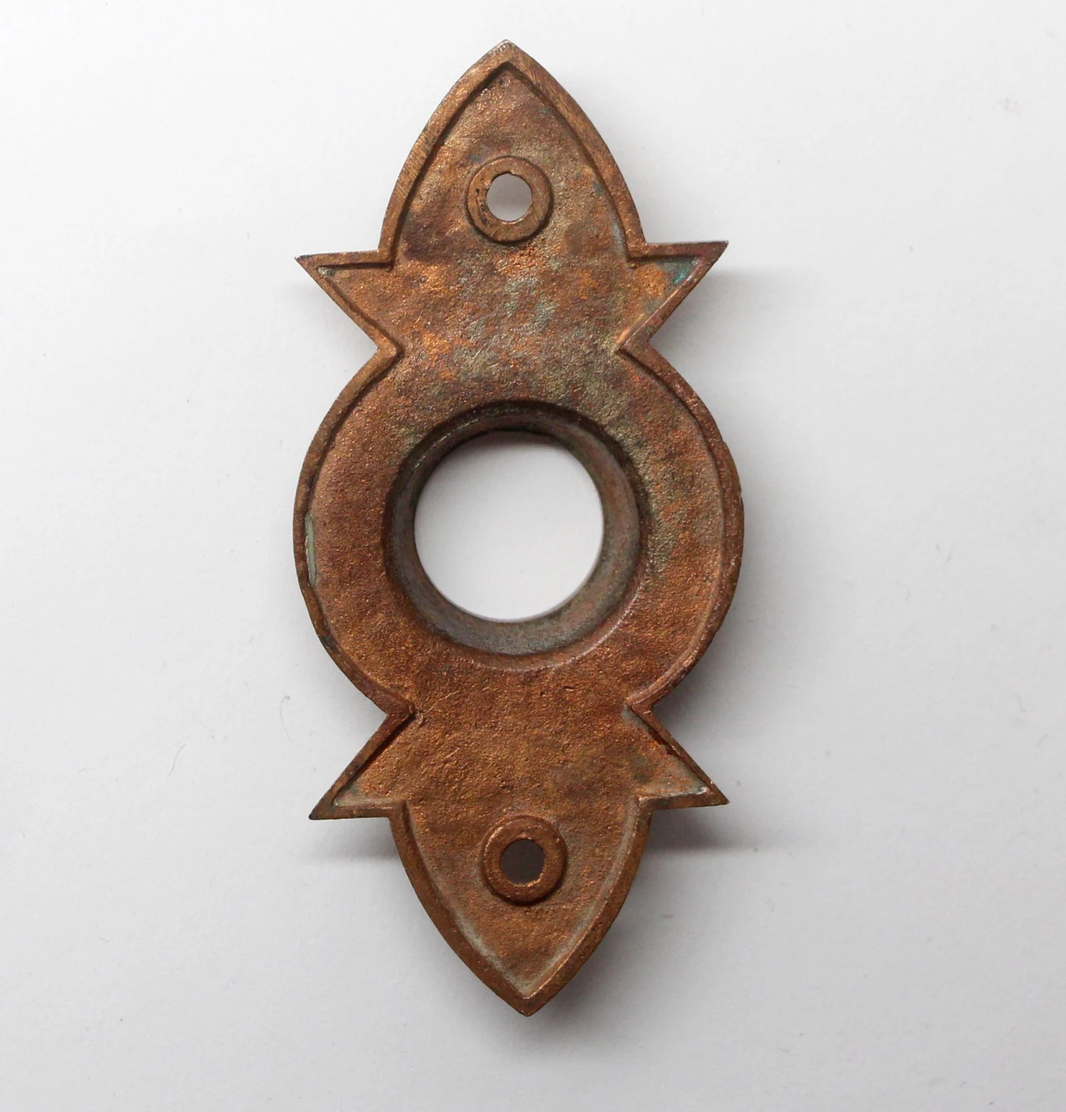 Antique Victorian Bronze Pair Of Rosettes 5 Antique Victorian Bronze Pair Of Rosettes - Image 3