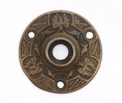 Pair Of Bronze 3 Fold Butterfly 2 In. Door Rosettes -OGT Sale Store rosettes for sale q276818