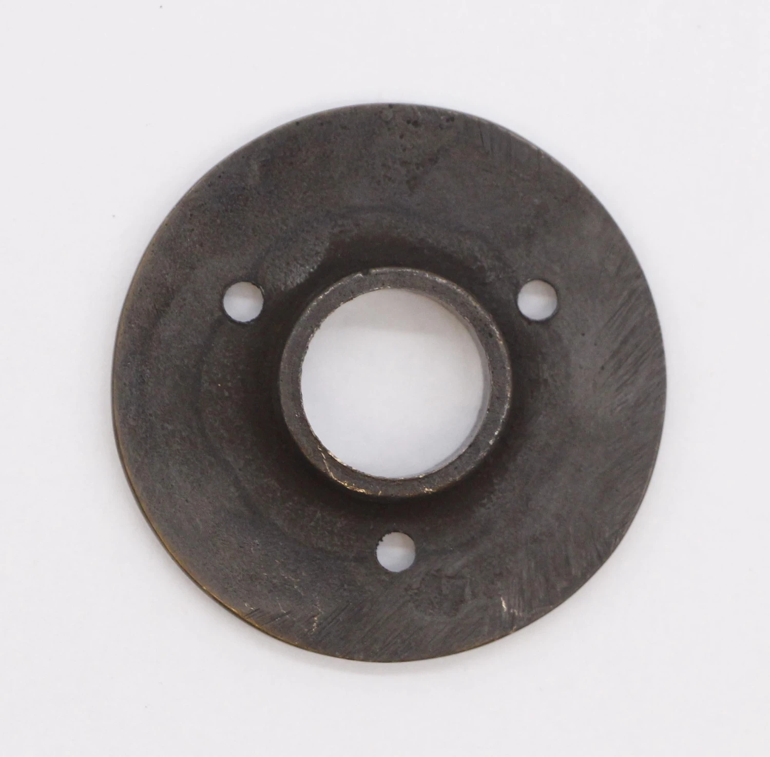 Replica 1.875 In. Flat Collar Darkened Brass Door Rosette 5 Replica 1.875 In. Flat Collar Darkened Brass Door Rosette - Image 3