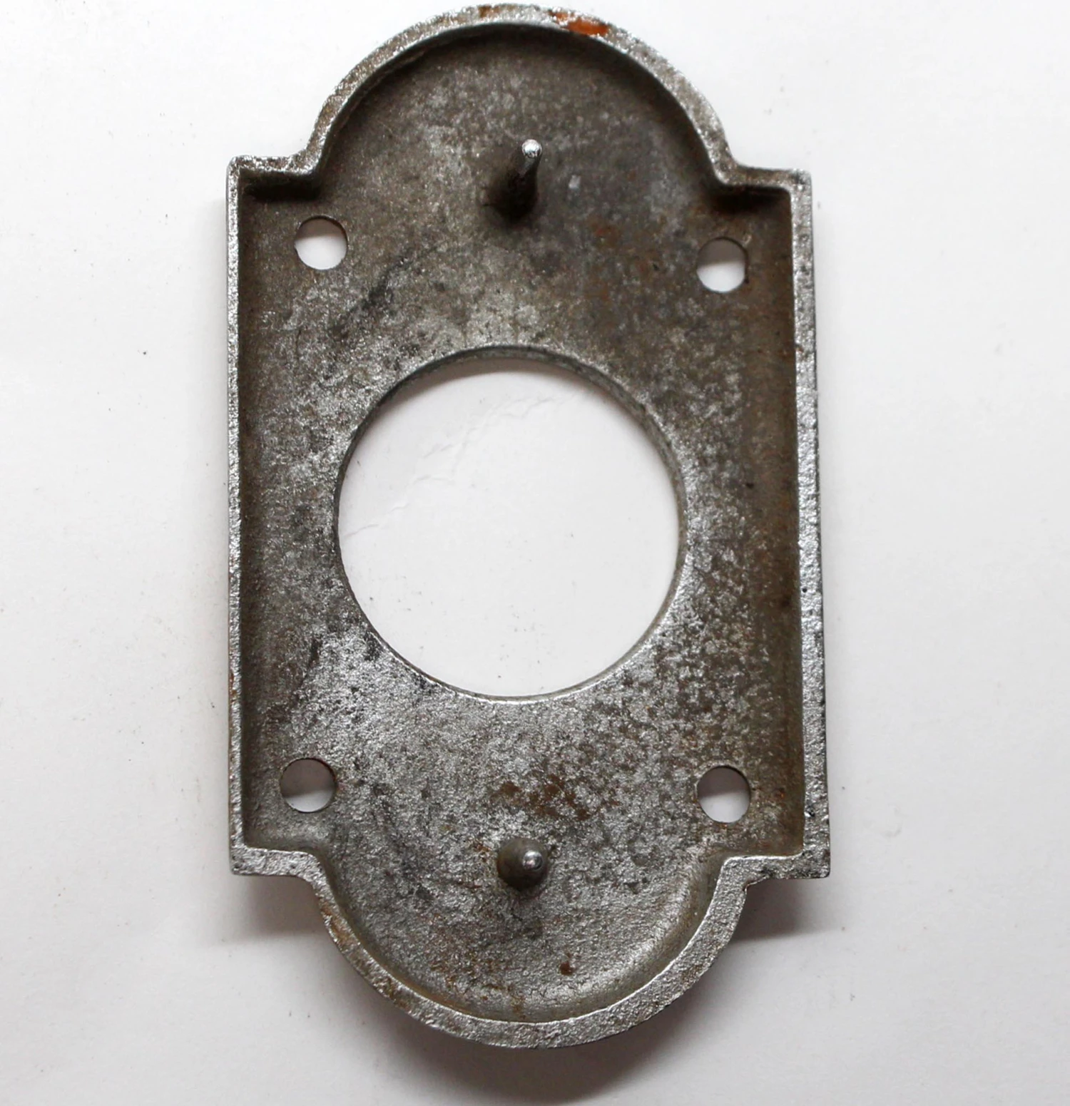 Nickel Over Brass Art Deco Rosette 4 Nickel Over Brass Art Deco Rosette - Image 2