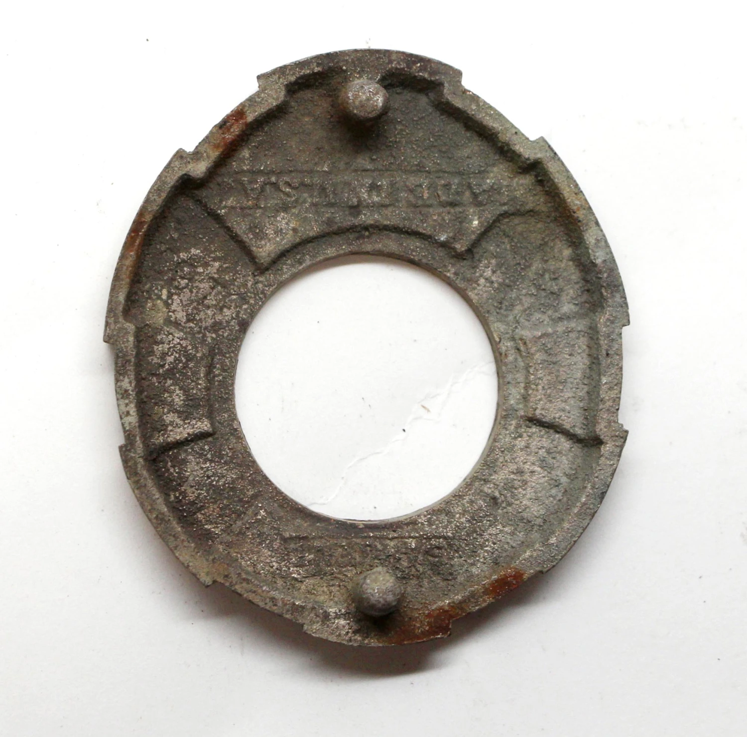 Antique Brass Nickel Plated Sargent Cylinder Lock Door Rosette 4 Antique Brass Nickel Plated Sargent Cylinder Lock Door Rosette - Image 2