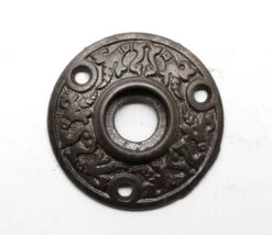 Ornate Cast Iron 2.125 Door Knob Rosette