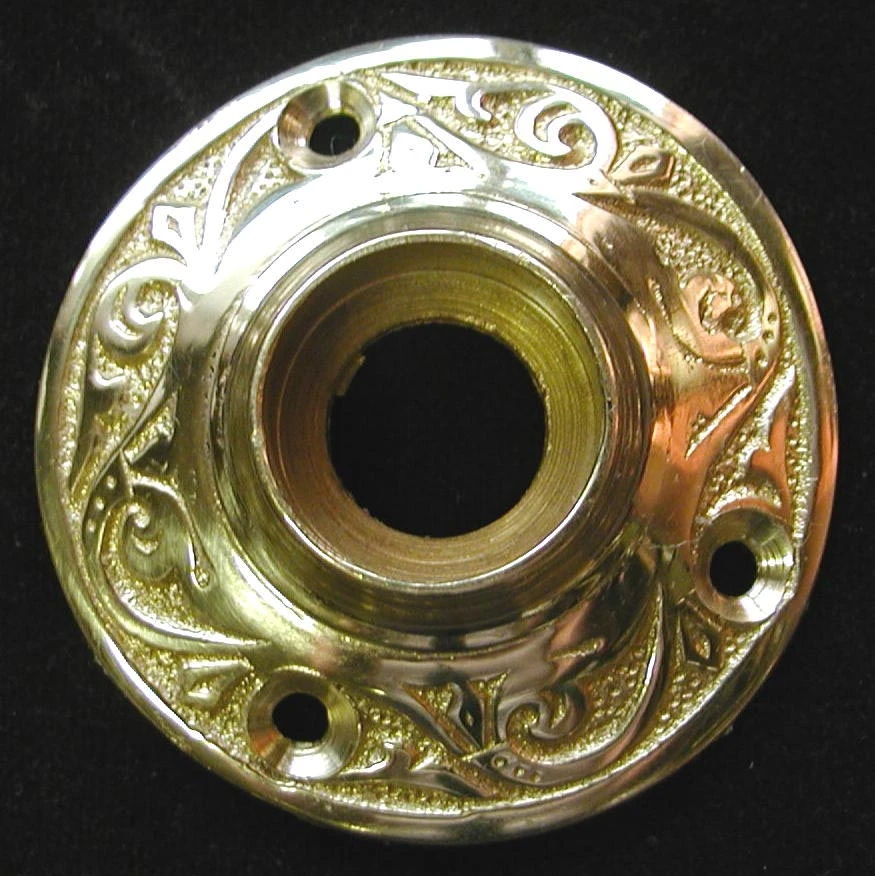 Ornate Solid Cast Brass Rosette 3 Ornate Solid Cast Brass Rosette