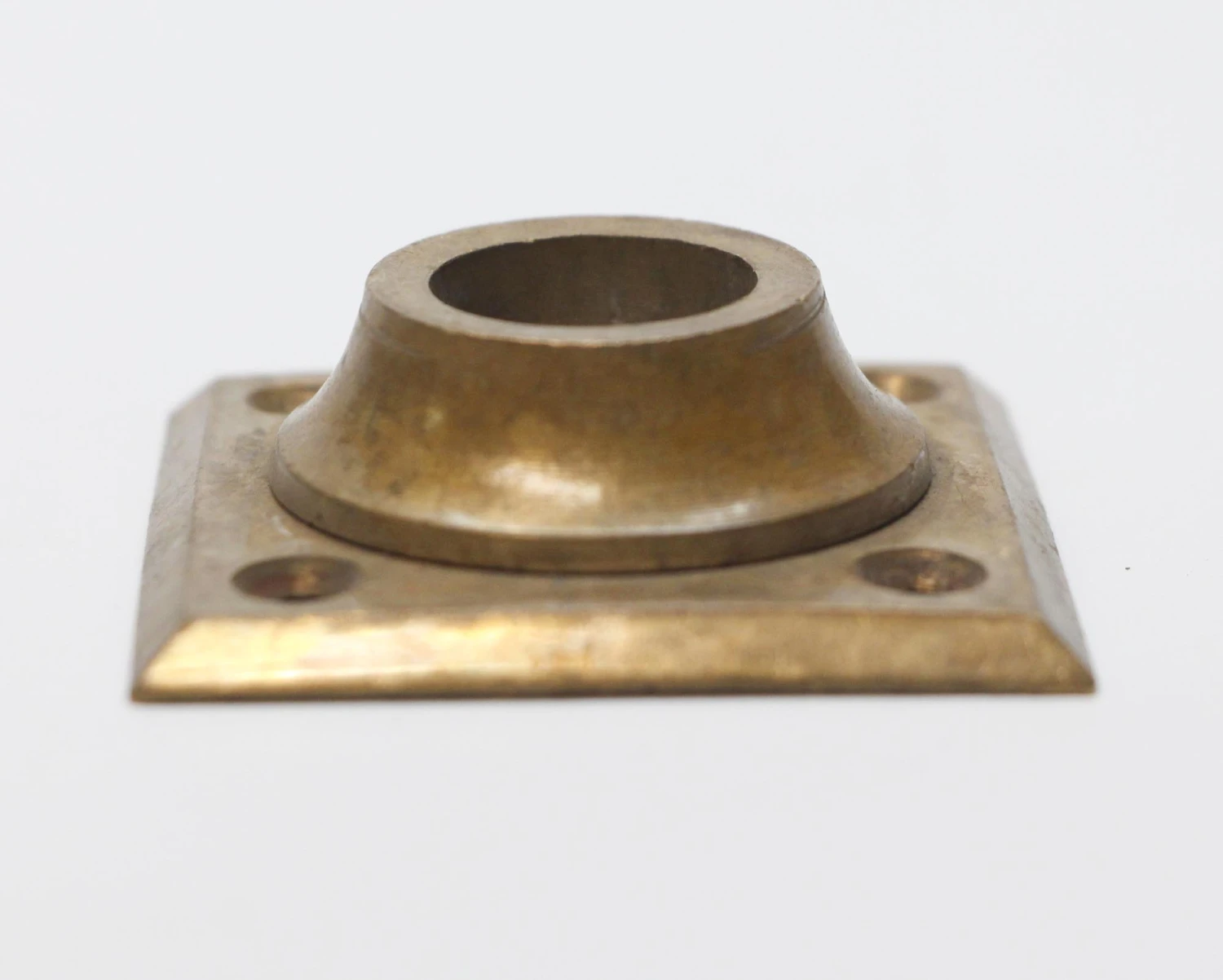 Vintage 2 In. Bronze Square Rosette 4 Vintage 2 In. Bronze Square Rosette - Image 2