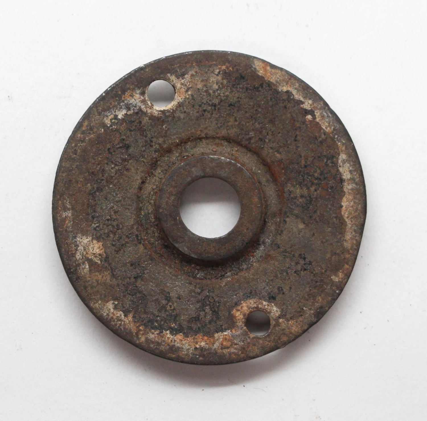 Antique Swirl Cast Iron 2.125 In. Door Rosette 4 Antique Swirl Cast Iron 2.125 In. Door Rosette - Image 2