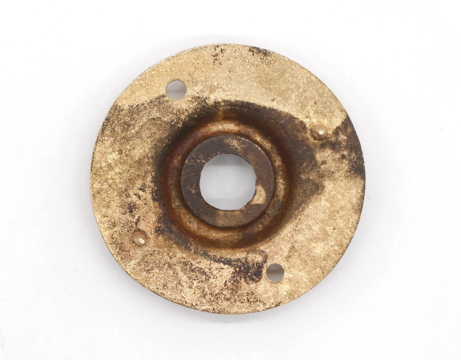 Antique 2.125 In. Bronze Aesthetic Door Rosette 4 Antique 2.125 In. Bronze Aesthetic Door Rosette - Image 2