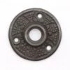 Victorian 2 In. Floral Black Cast Iron Door Rosette 2 Victorian 2 In. Floral Black Cast Iron Door Rosette -OGT Sale Store rosettes victorian 2 in floral black cast iron door rosette q276810
