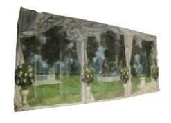 Reclaimed Painted Landscape Mural Wallpaper Canvas -OGT Sale Store rugs drapery f117282