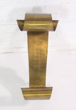 Pair Of Mid Century French Curved Brass Wall Sconces 10 Pair Of Mid Century French Curved Brass Wall Sconces -OGT Sale Store sconces wall lighting 21bel5624