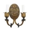 Antique French Floral Bronze Candle Sconce 1 Antique French Floral Bronze Candle Sconce -OGT Sale Store sconces wall lighting antique french floral bronze candle sconce k191487