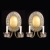 Antique Gothic Bronze Oval Back Wall Sconces -OGT Sale Store sconces wall lighting antique gothic bronze oval back wall sconces chs500