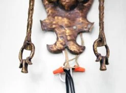 Pair Of Antique Arts & Crafts Wrought Iron Wall Sconces 9 Pair Of Antique Arts & Crafts Wrought Iron Wall Sconces -OGT Sale Store sconces wall lighting for sale l207617