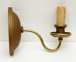 Vintage Traditional Brass 1 Arm Wall Sconce 8 Vintage Traditional Brass 1 Arm Wall Sconce -OGT Sale Store sconces wall lighting for sale l212315