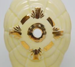 1930s Porcelain Ivory Traditional Wall Sconce With Gold Detail -OGT Sale Store sconces wall lighting for sale m229293