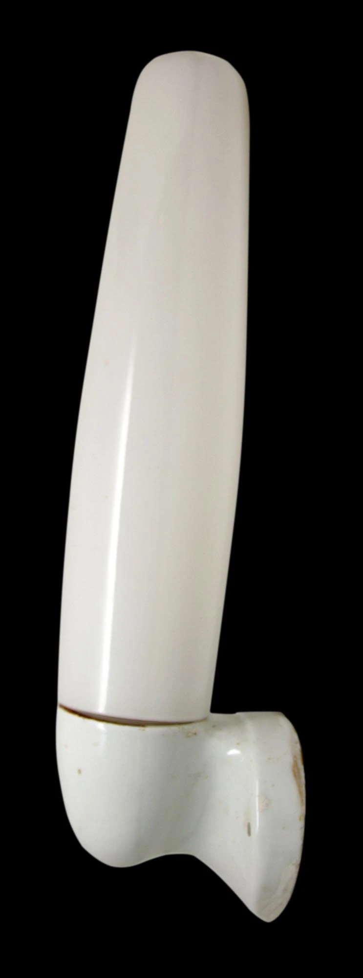 Modern Mid Century Milk Glass & White Porcelain Wall Sconce 5 Modern Mid Century Milk Glass & White Porcelain Wall Sconce - Image 3