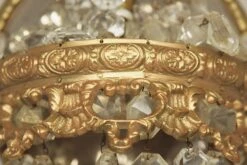 Pair Of Antique Mirrored Crystal Wall Sconces 14 Pair Of Antique Mirrored Crystal Wall Sconces -OGT Sale Store sconces wall lighting for sale m233287