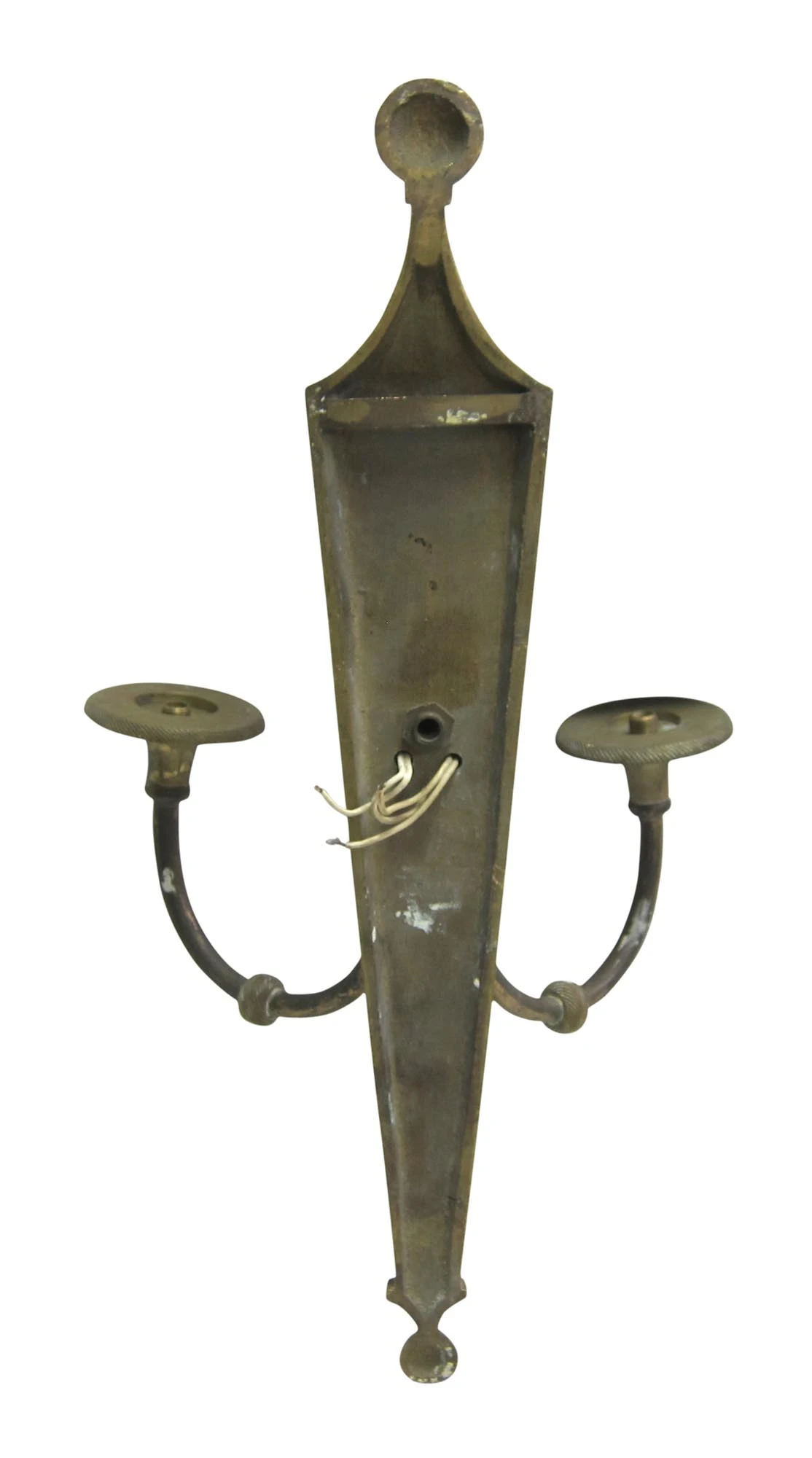 Traditional Gold & Black Brass Wall Sconce 5 Traditional Gold & Black Brass Wall Sconce - Image 3