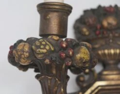 Antique 2 Arm Bronze Gothic Wall Sconce -OGT Sale Store sconces wall lighting for sale n243699