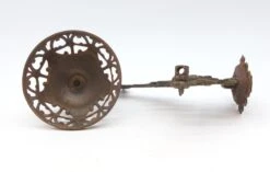 Victorian Cast Iron Oil Lamp Holder With Mounting Bracket 11 Victorian Cast Iron Oil Lamp Holder With Mounting Bracket -OGT Sale Store sconces wall lighting for sale p261344