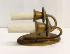 Traditional Painted Gold Brass 2 Arm Sconces -OGT Sale Store sconces wall lighting for sale p267020