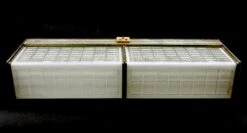 Vintage Glass & Nickel Art Deco Above Cabinet Bathroom Light 15 Vintage Glass & Nickel Art Deco Above Cabinet Bathroom Light -OGT Sale Store sconces wall lighting for sale q274288