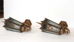Pair Of Restored Antique 25 In. Exterior Wall Sconces 20 Pair Of Restored Antique 25 In. Exterior Wall Sconces -OGT Sale Store sconces wall lighting for sale q288114