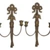 French Bronze Candlestick Sconces With Eagle Motif 1 French Bronze Candlestick Sconces With Eagle Motif -OGT Sale Store sconces wall lighting french bronze candlestick sconces with eagle motif m238117