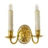 Georgian Cut Crystal Double Arm Gold Gilt Sconces 2 Georgian Cut Crystal Double Arm Gold Gilt Sconces -OGT Sale Store sconces wall lighting georgian cut crystal double arm gold gilt sconces chr147