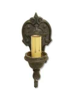 Victorian One Arm Heavy Iron Wall Sconce 12 Victorian One Arm Heavy Iron Wall Sconce -OGT Sale Store sconces wall lighting m219553