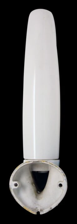 Modern Mid Century Milk Glass & White Porcelain Wall Sconce 8 Modern Mid Century Milk Glass & White Porcelain Wall Sconce -OGT Sale Store sconces wall lighting m232315