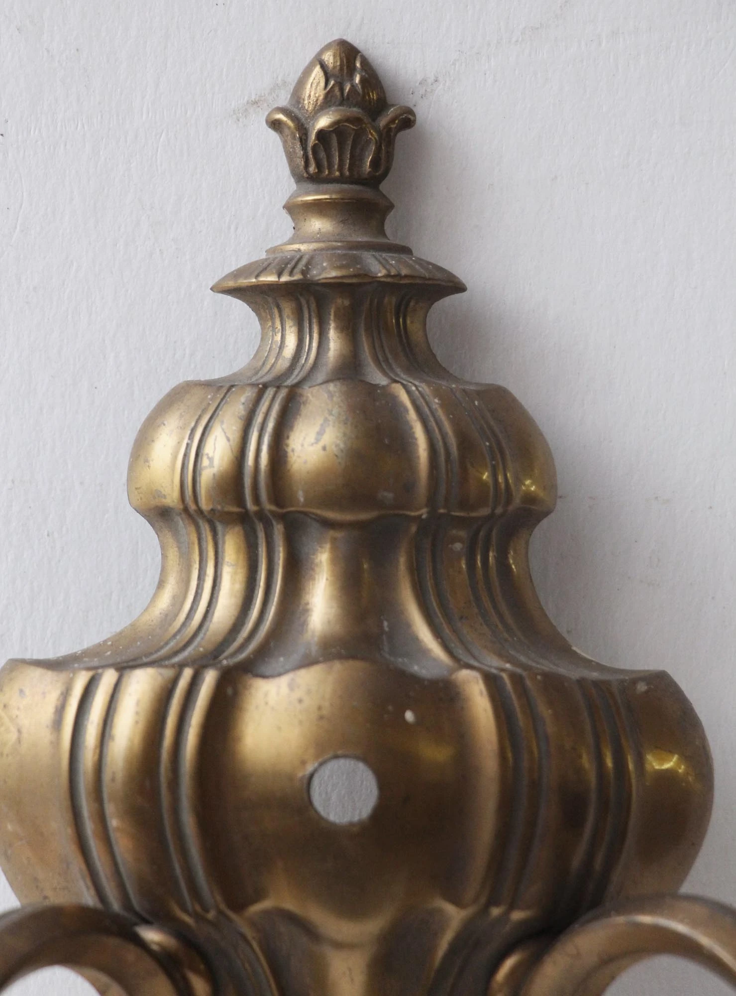 Antique Traditional Bronze 2 Arm Wall Sconce 4 Antique Traditional Bronze 2 Arm Wall Sconce - Image 2