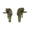Pair Of Antique Art Nouveau Candle Holder Piano Sconces