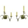 Pair Of Antique Victorian Brass 3 Arm Wall Sconces 1 Pair Of Antique Victorian Brass 3 Arm Wall Sconces -OGT Sale Store sconces wall lighting pair of antique victorian brass 3 arm wall sconces q285106