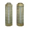 Pair Of Art Deco Brass & Frosted Glass Wall Sconces 1 Pair Of Art Deco Brass & Frosted Glass Wall Sconces -OGT Sale Store sconces wall lighting pair of art deco brass frosted glass wall sconces q280229