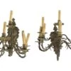 Pair Of French 8 Arm Bronze Wall Sconces
