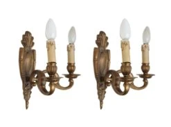 Pair Of French Bronze Wall Sconces